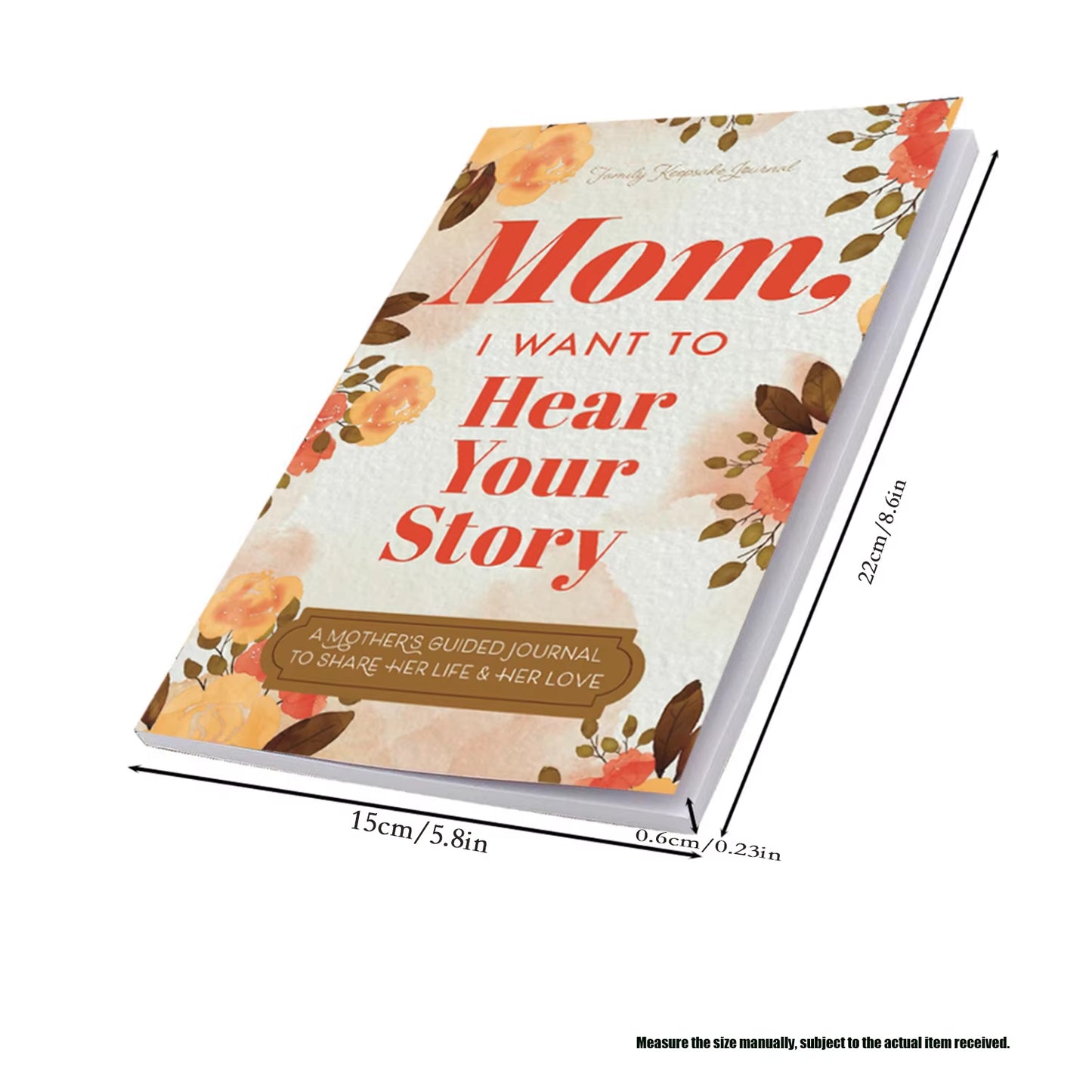 Mom, Dad, I Want to Hear Your Story - Leather Memory Book | Guided Journals to Capture Parents Life Story
